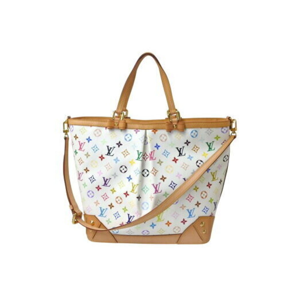 Louis Vuitton Charlene tote bag Monogram multicolor tan leather